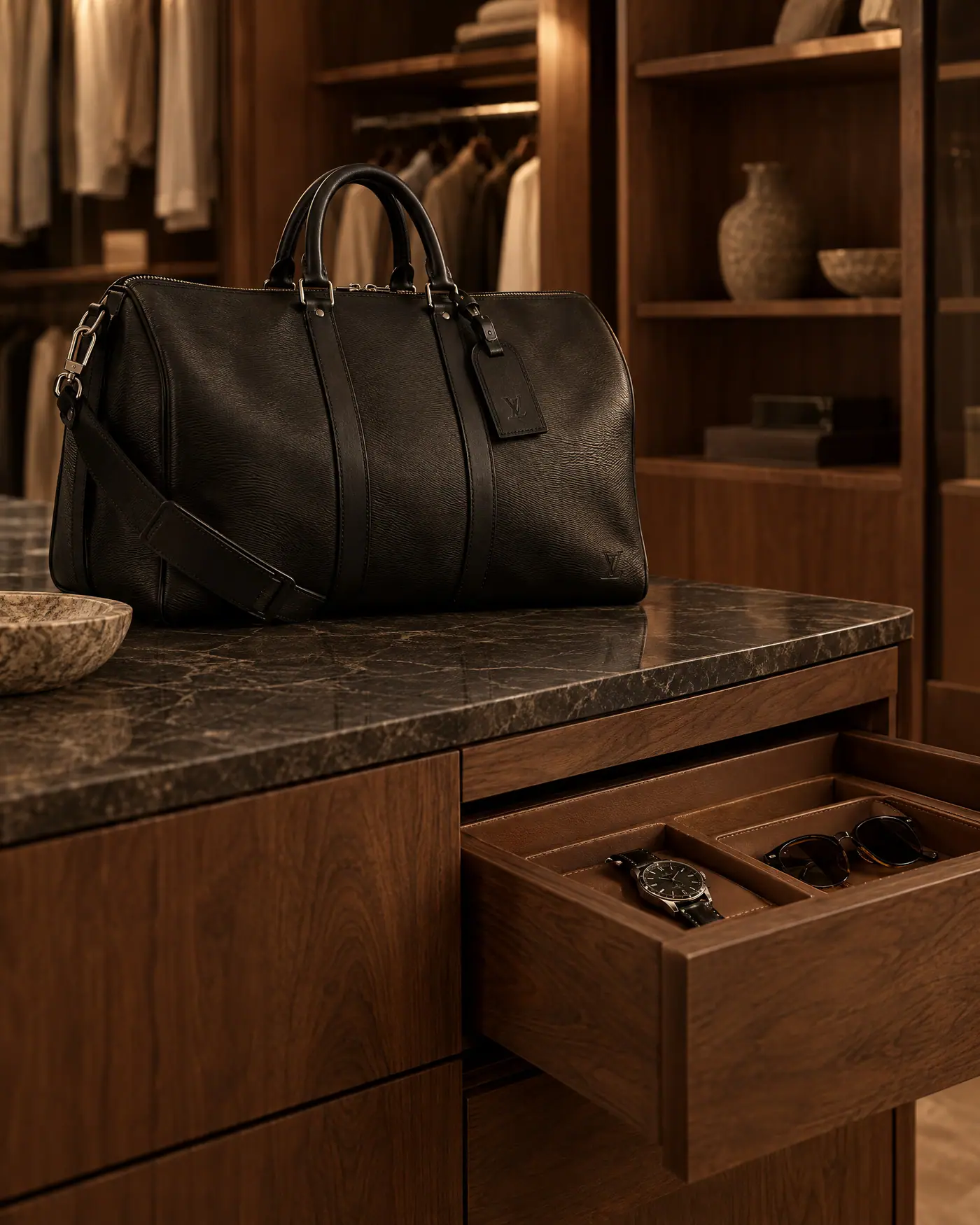 Detalle del vestidor